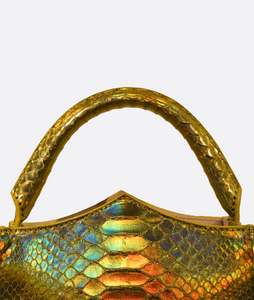 Gem Exotic Holographic Gold Python