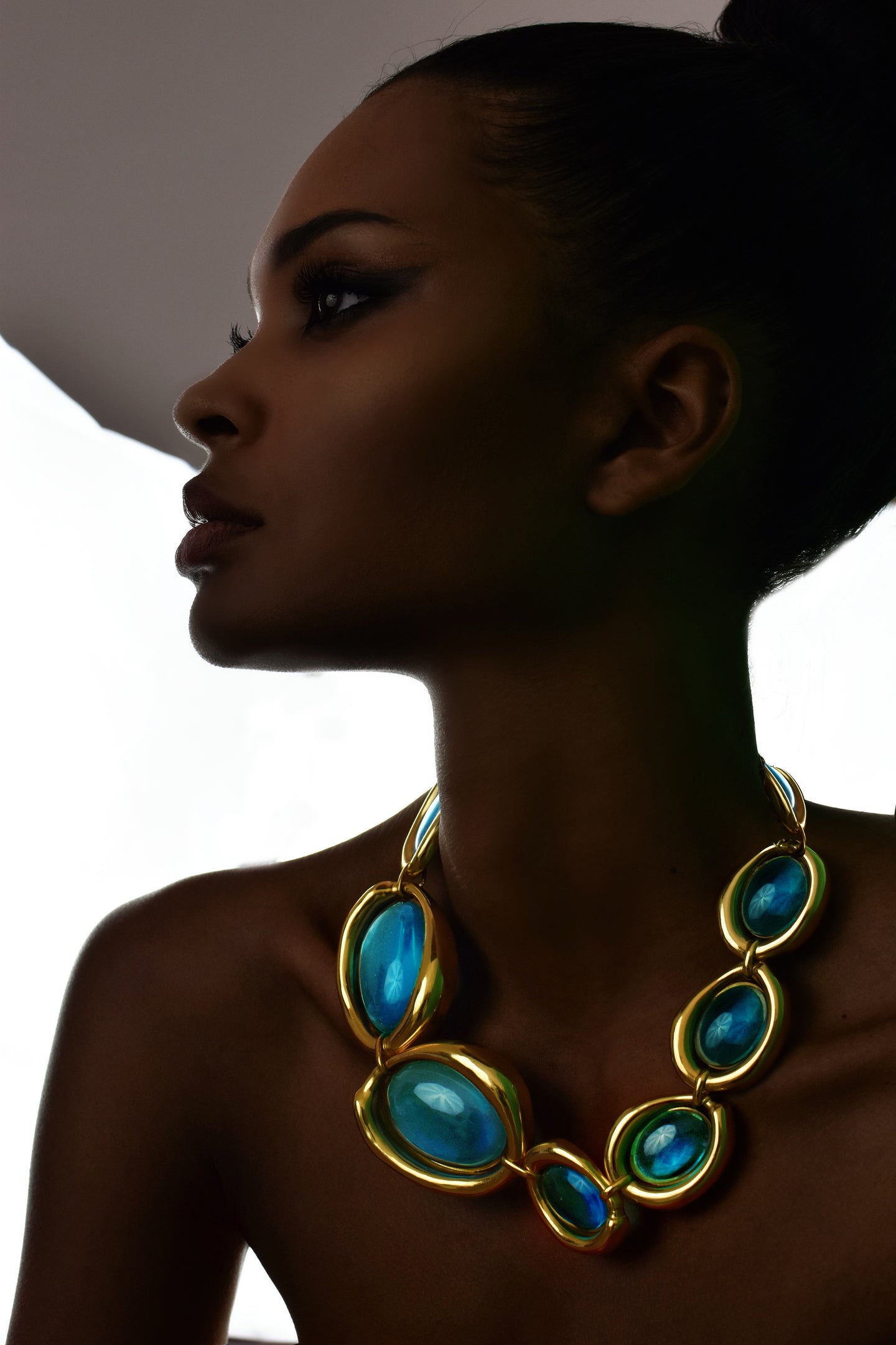 Mermaid blue collier