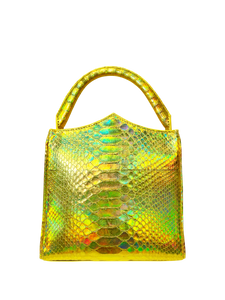 Exotic Holographic Gold Python Gem