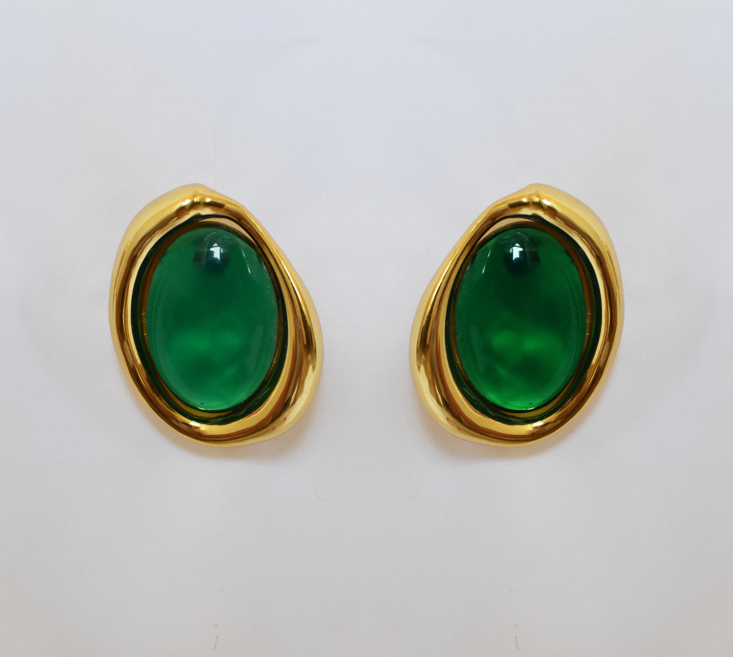 Emerald Green  big earring