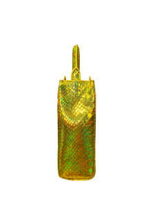 Exotic Holographic Gold Python Gem
